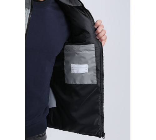 Жилет утепленный Офис (тк.Дюспо), серый