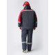 Костюм зимний Фаворит-Мега IMP (тк.Смесовая,240) п/к, серый/черный/красный
