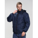Куртка демисезонная Бомбер-Люкс (тк.Дюспо), т.синий