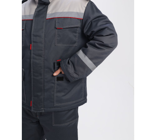 Костюм зимний Фаворит-1 IMP (тк.Смесовая,240) брюки, т.серый/св.серый Костюм зимний Фаворит-1 IMP (тк.Смесовая,240) брюки, т.серый/св.серый