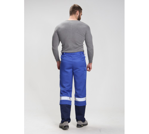 Костюм рабочий Антигнус (тк.Смесовая,210), т.синий/васильковый