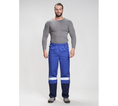 Костюм рабочий Антигнус (тк.Смесовая,210), т.синий/васильковый