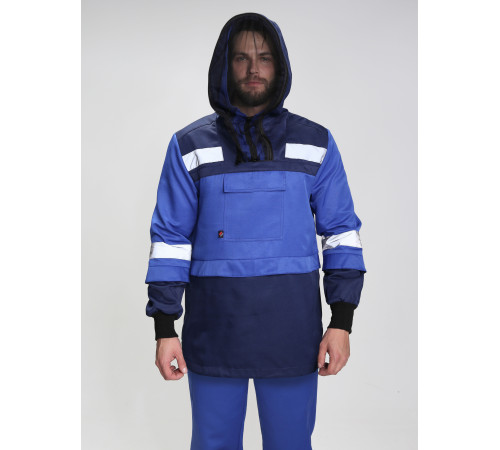 Костюм рабочий Антигнус (тк.Смесовая,210), т.синий/васильковый