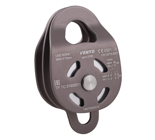 Блок-ролик двойной Twin 36 дюраль с/п vpro 0195