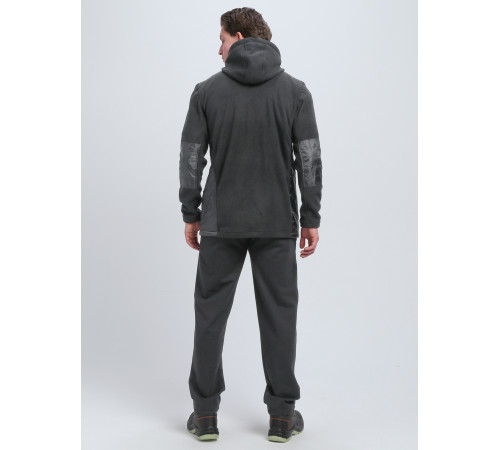 Куртка с капюшоном Кэмп (тк.Флис), т.серый