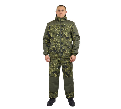 Костюм мужской Турист д/сезонный (тк.Рип-Стоп,210), КМФ сепия/хаки