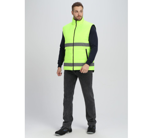 Жилет утепленный Спектр СОП (тк.Оксфорд), лимонный