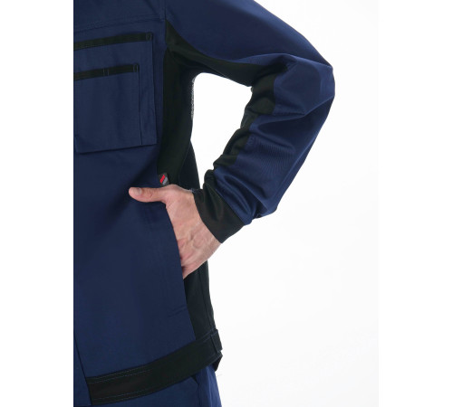 Костюм Милан (тк.Карелия,260) брюки, т.синий/черный