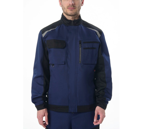 Костюм Милан (тк.Карелия,260) брюки, т.синий/черный