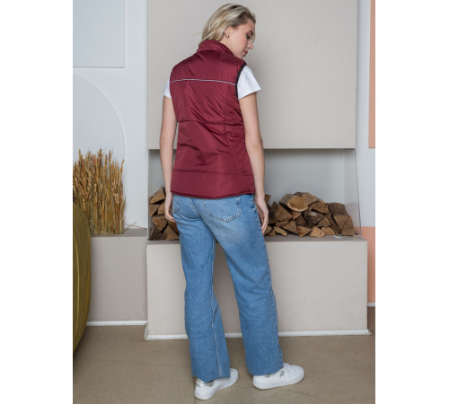 Жилет утепленный женский PROFLINE BASE (тк.Дюспо), бордовый