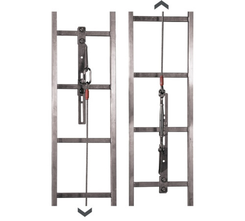 СИЗ ползункового типа VENTO™ на жесткой анкерной линии (н/ж, 10м) ЛИФТ-10