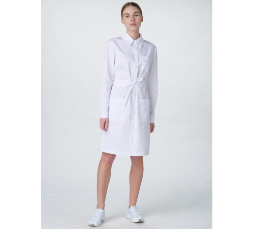 Халат женский Сансара-001 (тк.Смесовая,160) MedLine, белый