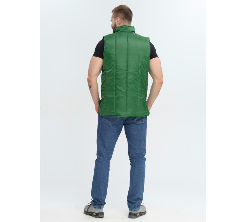 Жилет утепленный Универсальный (тк.Оксфорд), т.зеленый