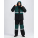 Костюм зимний Профи-Норд IMP (тк.Смесовая,240) п/к, черный/т.зеленый