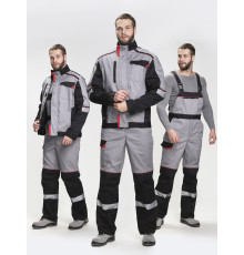Костюм Сервис IMP (тк.Смесовая,240) п/к, серый/черный