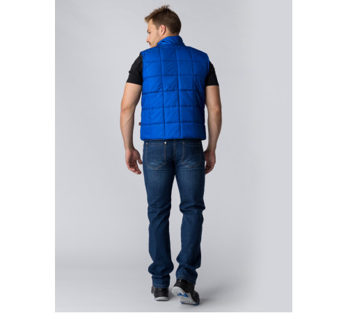 Жилет утепленный Офис (тк.Дюспо), васильковый