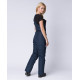 Полукомбинезон зимний женский Снежана (Таслан), темно-синий