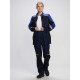 Костюм женский Формула-1 (тк.Смесовая,240) брюки, т.синий/васильковый/черный