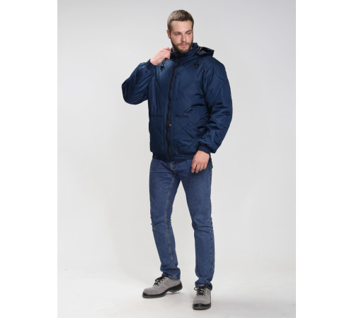 Куртка демисезонная Бомбер-Люкс (тк.Дюспо), синий