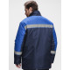 Куртка зимняя Стандарт (Оксфорд), темно-синий/васильковый