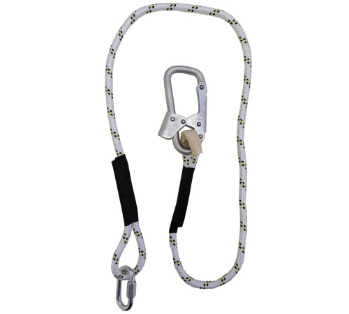 Строп Вер+Кс (веревка) 1 монт.кар.+1 соед.кар. 1,5м