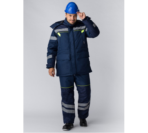 Костюм зимний PROFLINE SPECIALIST WINTER (тк.Восток-мембрана) п/к, т.синий