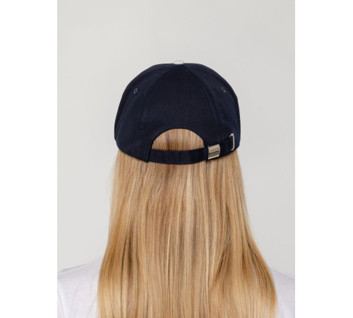 Бейсболка Honor, темно-синяя с белым кантом