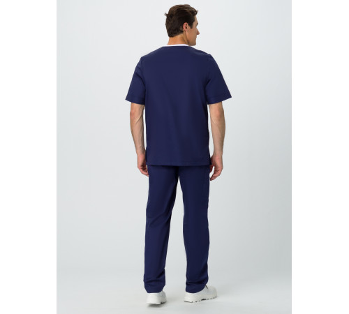 Костюм мужской Симпл-001 (тк.Смесовая,120) MedLine, т.синий/бежевый Костюм мужской Симпл-001 (тк.Смесовая,120) MedLine, т.синий/бежевый