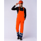 Костюм Дорожник с укороченной курткой (тк.Смесовая,210) п/к, оранжевый/т.синий