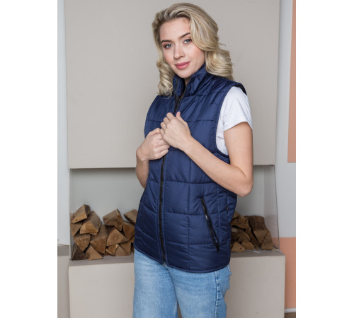 Жилет утепленный Офис (Дюспо), темно-синий