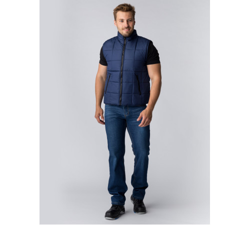 Жилет утепленный Офис (Дюспо), темно-синий