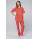 Женский костюм Бьютис NEW (тканьТиСи), коралловый