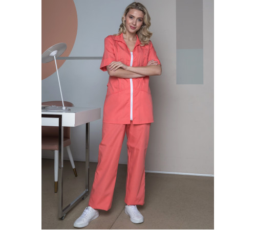 Женский костюм Бьютис NEW (тканьТиСи), коралловый