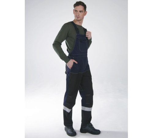Костюм Антистат для защиты от нефтепродуктов РМ, черный/серый