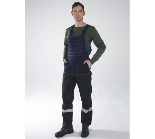 Костюм Антистат для защиты от нефтепродуктов РМ, черный/серый