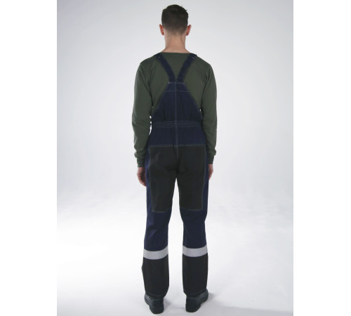 Костюм Антистат для защиты от нефтепродуктов РМ, черный/серый