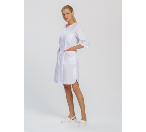 Халат женский Орхидея (тк.ТиСи), белый