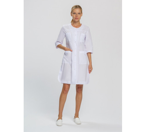 Халат женский Орхидея (тк.ТиСи), белый