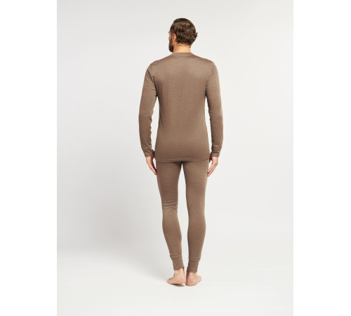 Термобелье (Полиэстер/кофейное волокно) двухслойное, коричневый