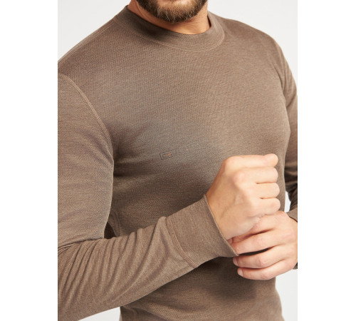 Термобелье (Полиэстер/кофейное волокно) двухслойное, коричневый