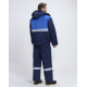 Костюм зимний Темп (тк.Смесовая,210) п/к, т.синий/васильковый