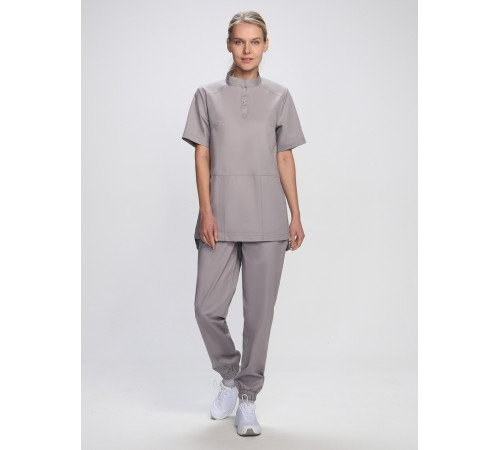 Костюм женский Сити-002 (тк.Смесовая,145) MedLine, св.серый