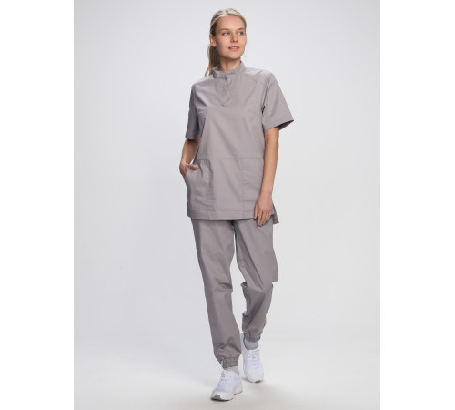 Костюм женский Сити-002 (тк.Смесовая,145) MedLine, св.серый