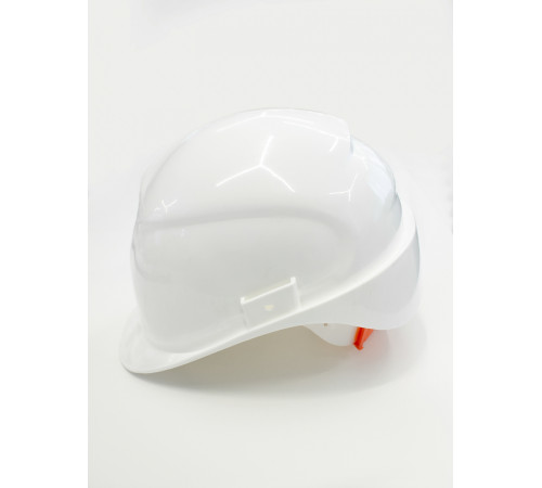 Каска защитная с вентиляцией (с храповиком), белая