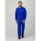 Костюм Лидер (тк.Саржа,250) брюки, васильковый/желтый