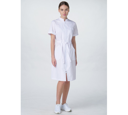 Халат женский Сансара-005 (тк.Смесовая,160) MedLine, белый