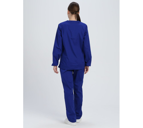 Костюм женский ХАССП-База (тк.ТиСи,120), васильковый