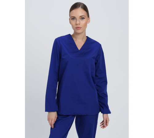 Костюм женский ХАССП-База (тк.ТиСи,120), васильковый