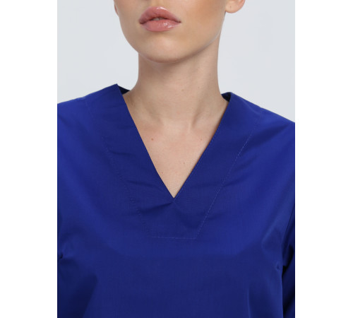 Костюм женский ХАССП-База (тк.ТиСи,120), васильковый