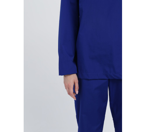 Костюм женский ХАССП-База (тк.ТиСи,120), васильковый